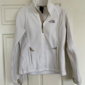 Northface White Fleece Jacket